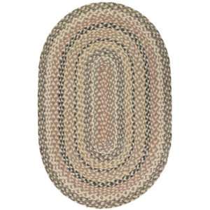 Braided Rug | Granite Oval