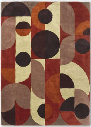 Brink & Campman Rug | Decor Cosmo Red Pale Green 095203