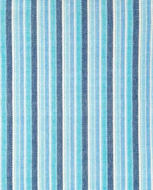 Dash & Albert | Cotton Rug | Bluemarine Ticking 183cm x 274cm