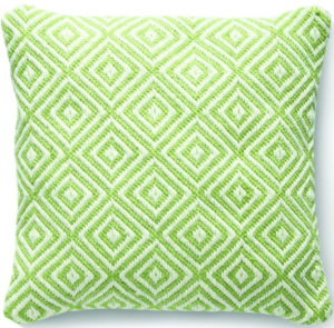 Hug Rug Woven Cushion | Diamond Green