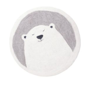 Muskhane Rug | Pasu Polar Bear Light Stone