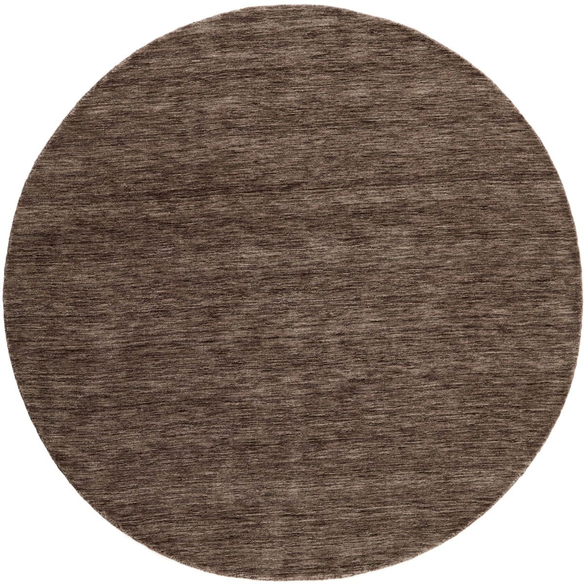 rezas-rug-panorama-uni-round-dark-brown